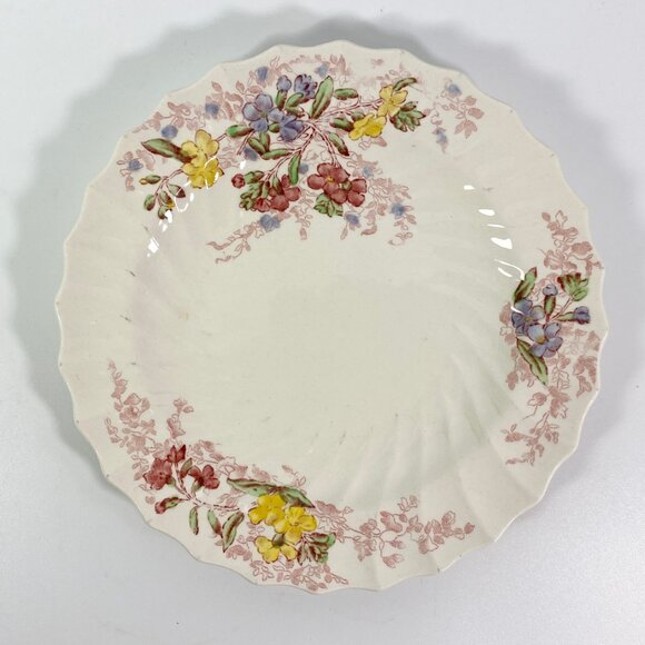 6 Bread and Butter Plates Vintage Spode FAIRY DELL Copeland England Floral Core - Picture 4 of 5